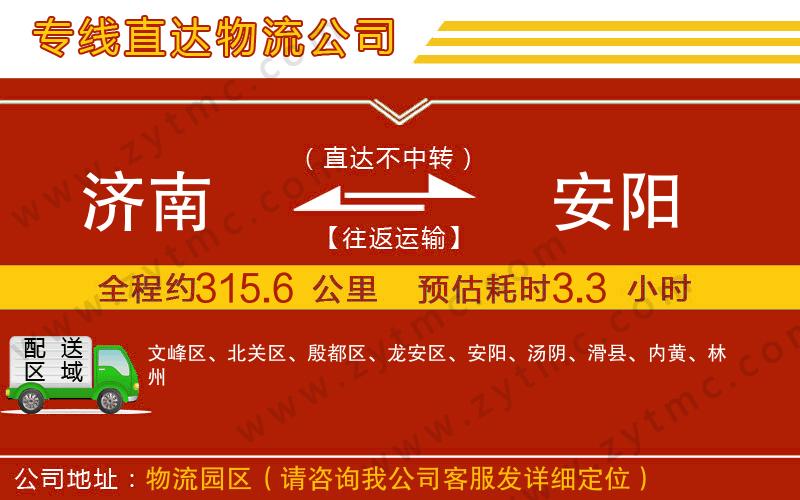 濟(jì)南到安陽物流公司