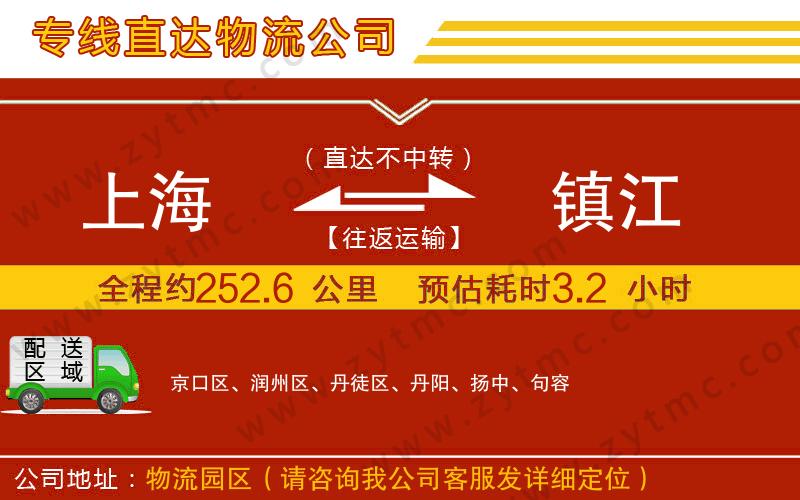 上海到鎮(zhèn)江物流公司